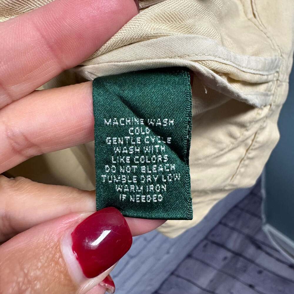 Lauren Ralph Lauren Khaki Jacket Size 12 - Picture 6 of 6